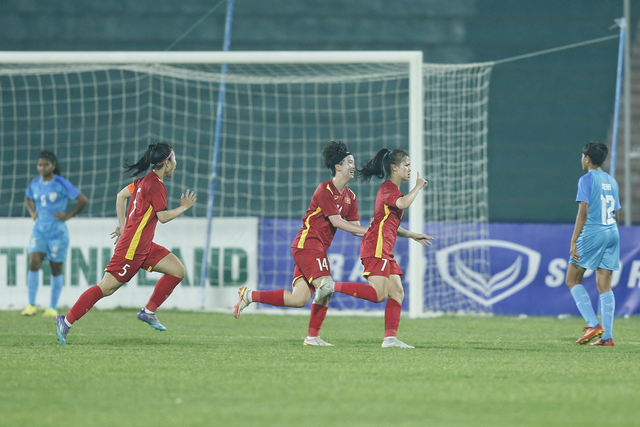 Cầm hòa U20 nữ Ấn Độ, U20 nữ Việt Nam giành vé dự VCK châu Á 2024 - Ảnh 2.