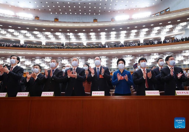 Trung Quốc bế mạc kỳ họp Quốc hội khóa XIV - Ảnh 1.