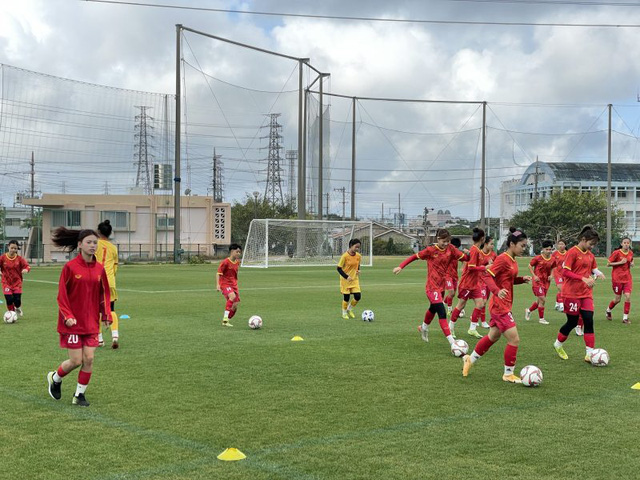 Đội tuyển U17 nữ Việt Nam đã có mặt ở đảo Okinawa (Nhật Bản) tham dự chương trình Jenesys 2022 - Ảnh 2.