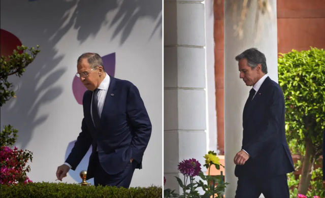 Ngoại trưởng Nga - Mỹ gặp nhau lần đầu tiên kể từ khi xảy ra cuộc chiến ở Ukraine - Ảnh 1.