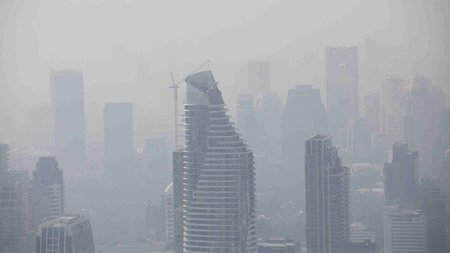Ô nhiễm không khí nghiêm trọng ở miền Bắc Thái Lan - Ảnh 1.