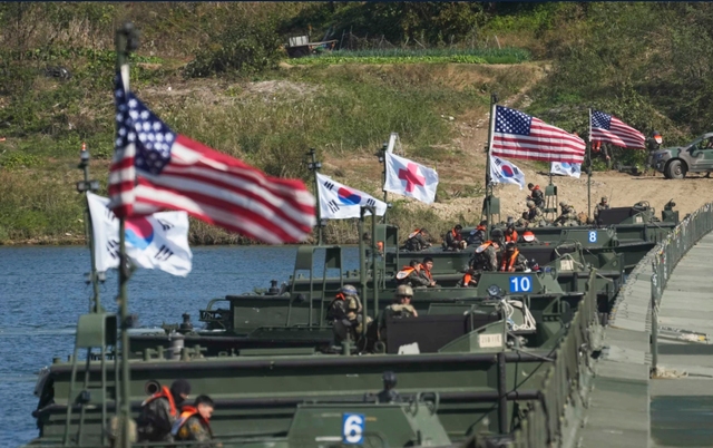 Triều Tiên quan ngại các cuộc tập trận chung giữa Mỹ và Hàn Quốc - Ảnh 1.