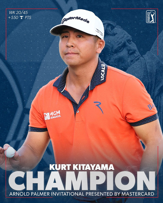 Kurt Kitayama vô địch giải golf Arnold Palmer Invitational   - Ảnh 2.
