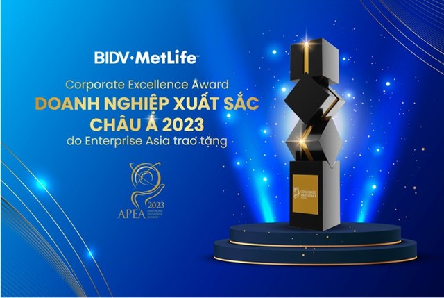BIDV MetLife nhận giải thưởng Doanh nghiệp xuất sắc châu Á – APEA lần thứ 4 - Ảnh 1.