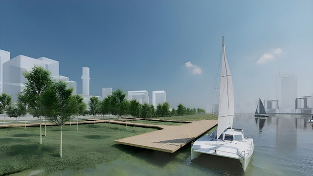 Ngắm ý tưởng thiết kế, cải tạo không gian bờ Đông sông Sài Gòn - Ảnh 8.