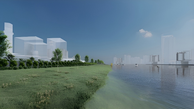 Ngắm ý tưởng thiết kế, cải tạo không gian bờ Đông sông Sài Gòn - Ảnh 2.