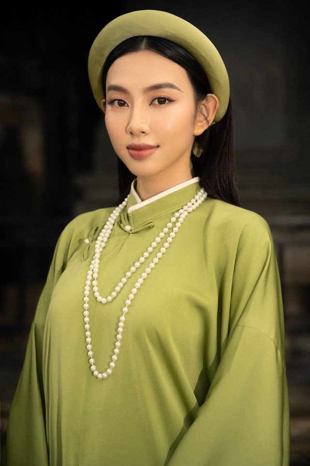 Hoa hậu Thùy Tiên mặc cổ phục quảng bá hình ảnh phụ nữ Việt - Ảnh 3.