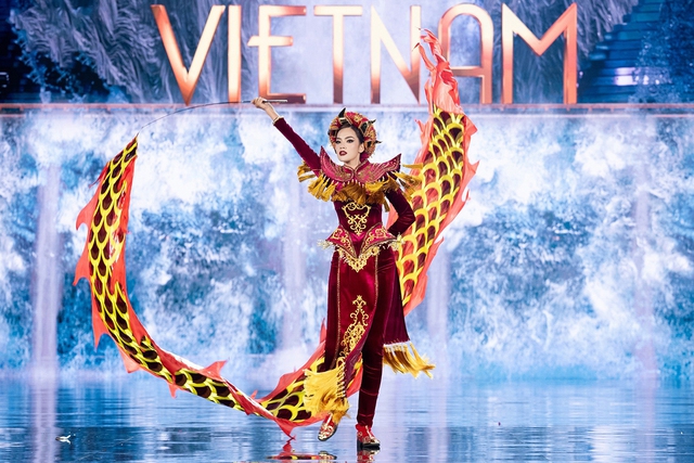 Vũ khúc Thiên Long cùng Lê Hoàng Phương toả sáng tại Hoa hậu Hoà bình quốc tế 2023 - Ảnh 8.