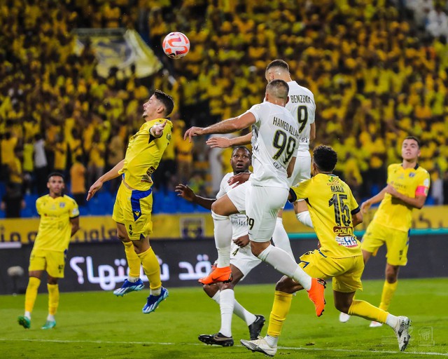 Benzema ghi cả 2 bàn trong trận hòa 1-1 của Al Ittihad - Ảnh 1.