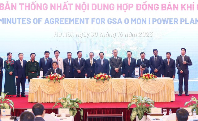 Thủ tướng Phạm Minh Chính dự Lễ ký kết và triển khai Chuỗi dự án khí - điện Lô B - Ô Môn - Ảnh 3.