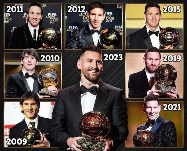 Messi lần thứ 8 giành Quả bóng vàng - Ảnh 1.