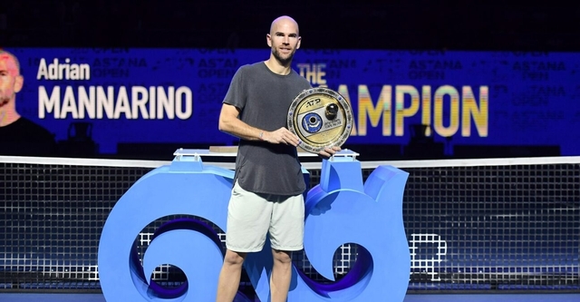 Adrian Mannarino vô địch giải quần vợt Astana mở rộng 2023 - Ảnh 3.