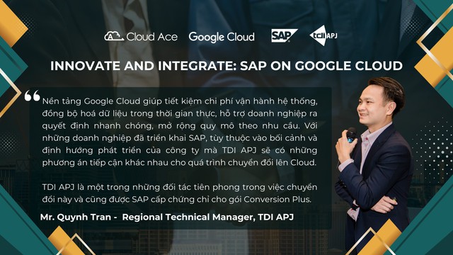 Hội thảo Innovate and Integrate SAP on Google Cloud - Cơ hội mới cho doanh nghiệp - Ảnh 2.