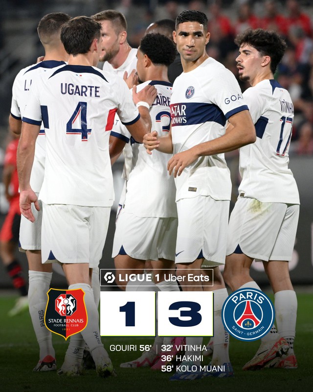 Paris Saint Germain thắng thuyết phục Rennes   - Ảnh 2.