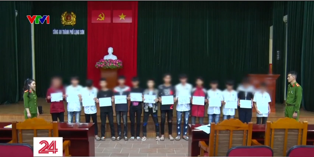Lạng Sơn: Xử lý nhiều nhóm học sinh đua xe trái phép - Ảnh 1.