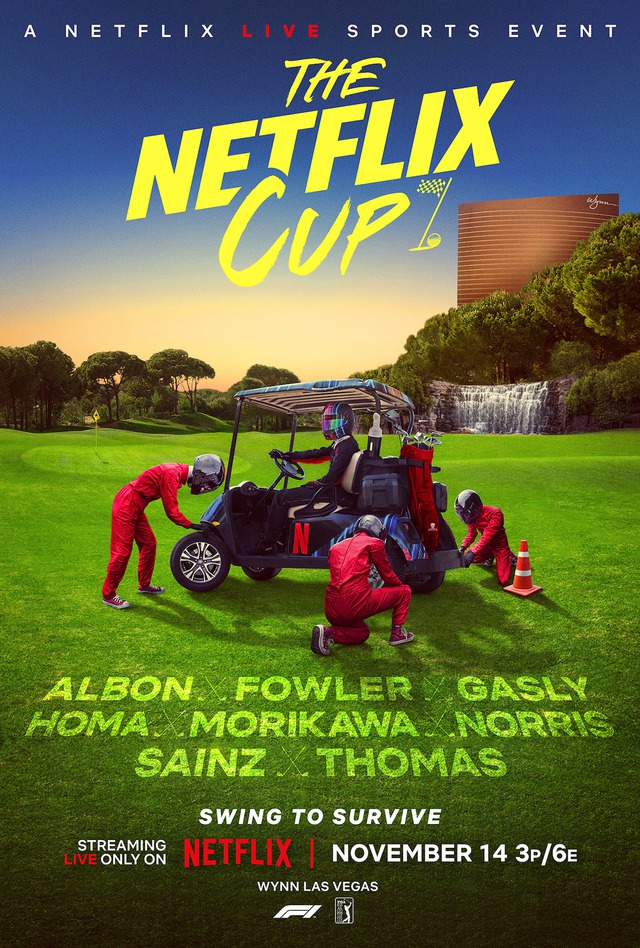 Netflix Cup - Giải golf đặc biệt trước thềm GP Las Vegas - Ảnh 1.
