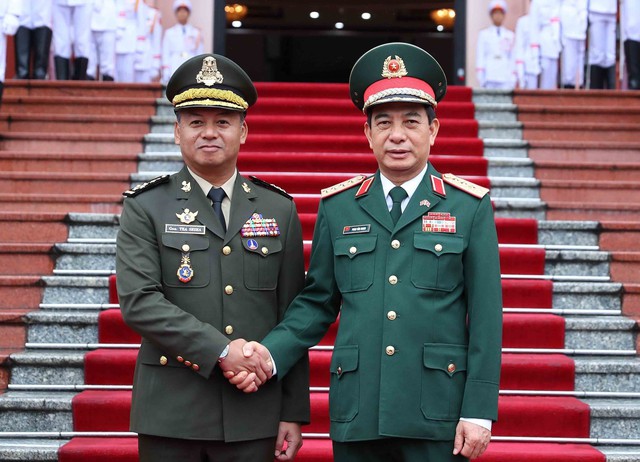 Hợp tác quốc phòng Việt Nam - Campuchia tiếp tục là trụ cột quan trọng - Ảnh 1.