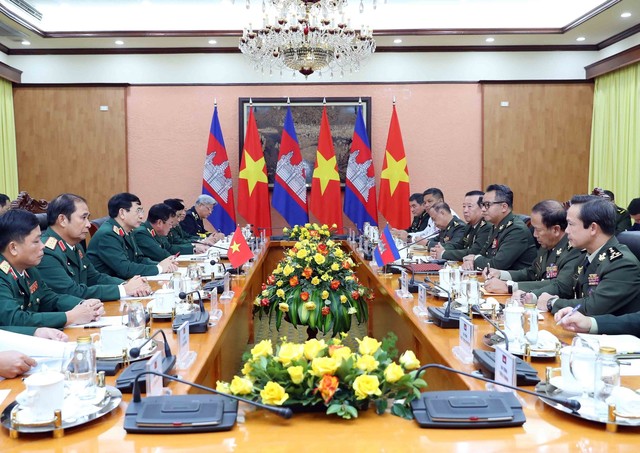 Hợp tác quốc phòng Việt Nam - Campuchia tiếp tục là trụ cột quan trọng - Ảnh 2.