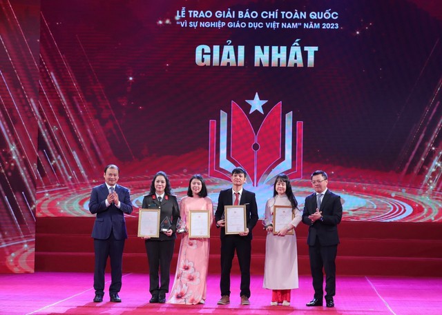 Đài THVN đoạt 4 Giải báo chí toàn quốc “Vì sự nghiệp giáo dục Việt Nam” năm 2023 - Ảnh 1.