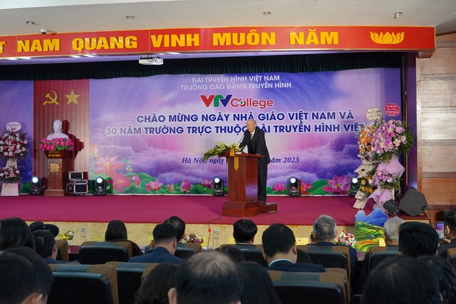 Trường Cao đẳng Truyền hình kỷ niệm Ngày nhà giáo Việt Nam và 30 năm trường trực thuộc Đài THVN - Ảnh 4.