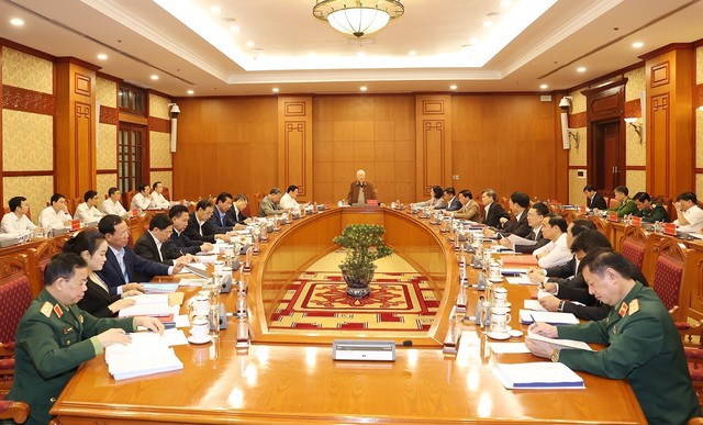 Tổng Bí thư chủ trì họp Thường trực BCĐ Trung ương về phòng, chống tham nhũng, tiêu cực - Ảnh 3.