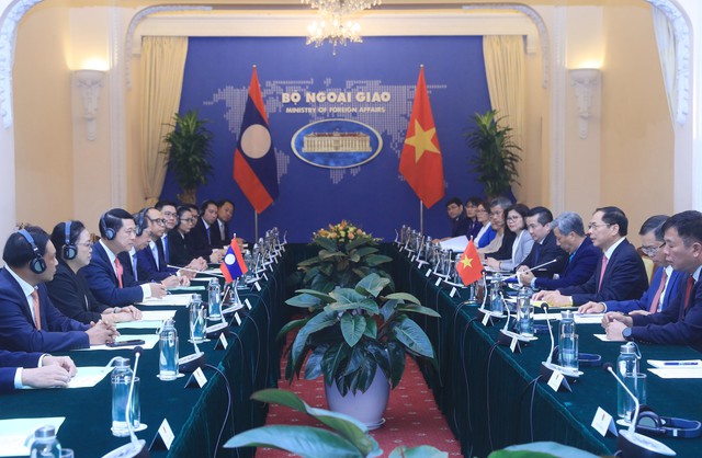 Tham vấn cấp Bộ trưởng Ngoại giao Việt Nam – Lào lần thứ 10 - Ảnh 1.