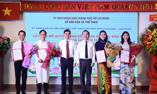 TP Hồ Chí Minh: Công nhận thêm 3 di tích cấp thành phố - Ảnh 1.