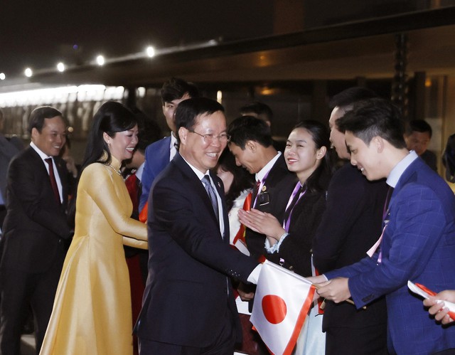 Chủ tịch nước Võ Văn Thưởng đến Tokyo, bắt đầu chương trình thăm chính thức Nhật Bản - Ảnh 3.