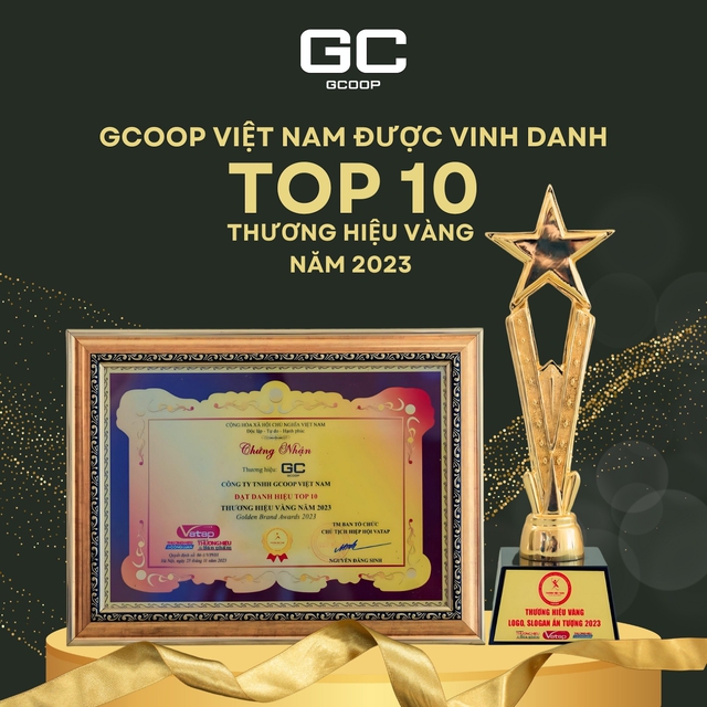 Gcoop Việt Nam được vinh danh “Top 10 Thương hiệu Vàng năm 2023” - Ảnh 2.