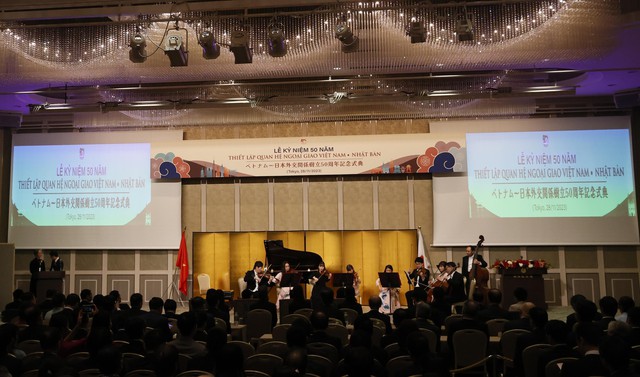 Việt Nam - Nhật Bản tổ chức Lễ kỷ niệm 50 năm thiết lập quan hệ ngoại giao - Ảnh 4.