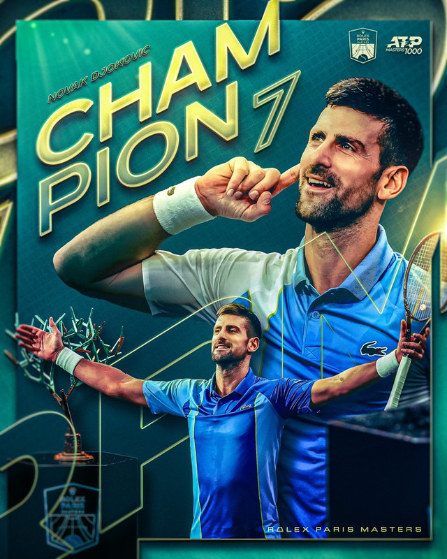 Novak Djokovic vô địch Paris Masters 2023   - Ảnh 2.