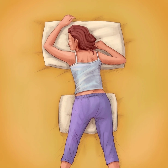 5 tư thế khi ngủ có thể làm giảm cơn đau lưng của bạn - Ảnh 2.