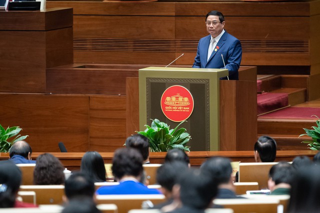 Trực tiếp: Thủ tướng Phạm Minh Chính trả lời chất vấn của đại biểu Quốc hội - Ảnh 1.