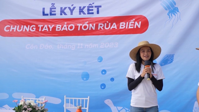 Hoa hậu Hoàn vũ Việt Nam 2022 tham gia bảo tồn rùa biển Côn Đảo - Ảnh 2.