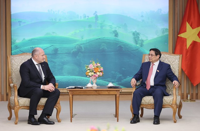 Thủ tướng Phạm Minh Chính tiếp Bộ trưởng Bộ Tình trạng Khẩn cấp Liên bang Nga - Ảnh 1.