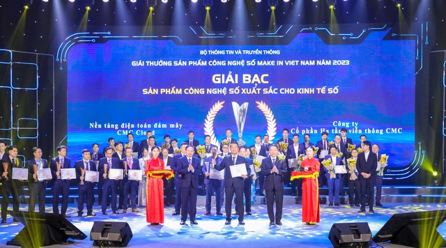 CMC Cloud giành giải Bạc sản phẩm Make in Viet Nam 2023 xuất sắc cho Kinh tế số - Ảnh 2.