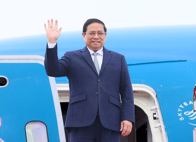 Thủ tướng Phạm Minh Chính tới Tokyo, bắt đầu chuyến công tác tại Nhật Bản - Ảnh 1.