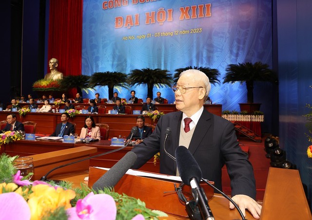 Phát biểu của Tổng Bí thư Nguyễn Phú Trọng tại Đại hội Công đoàn Việt Nam lần thứ XIII - Ảnh 1.