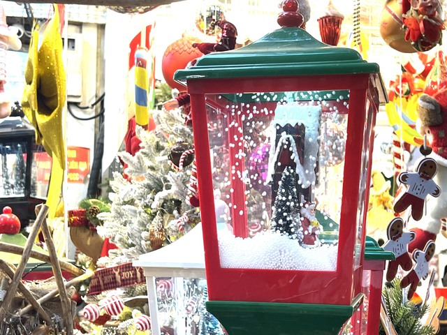 Đa dạng thị trường đồ trang trí Giáng sinh trên phố Hàng Mã - Ảnh 4.