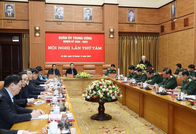 Tổng Bí thư Nguyễn Phú Trọng chủ trì Hội nghị Quân ủy Trung ương - Ảnh 5.
