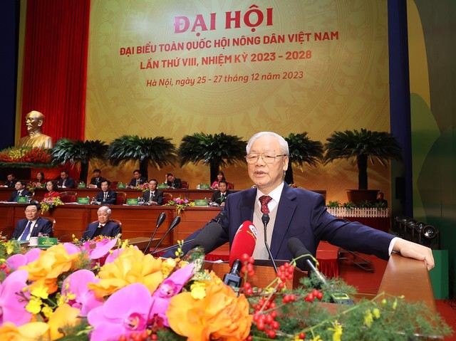 Tổng Bí thư Nguyễn Phú Trọng: Hướng mạnh về cơ sở, khơi dậy ý chí, khát vọng của nông dân - Ảnh 2.