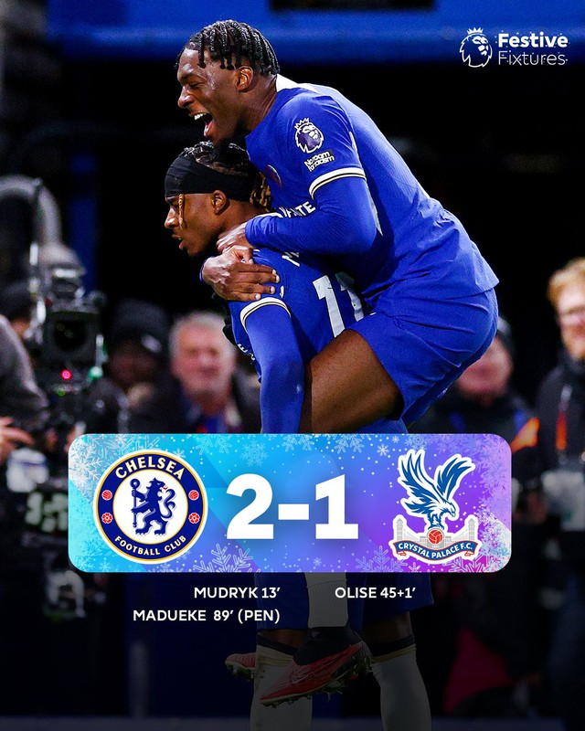 Chelsea giành chiến thắng kịch tích trước Crystal Palace - Ảnh 1.