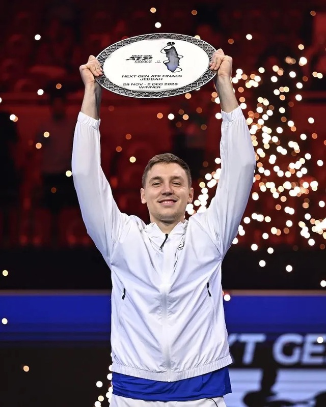 Hamad Medjedovic vô địch Giải quần vợt Next Gen ATP Finals 2023 - Ảnh 3.