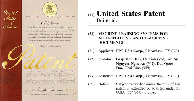 Hệ thống máy học tự động tách và phân loại tài liệu nhận bằng sáng chế tại Mỹ - Ảnh 2.