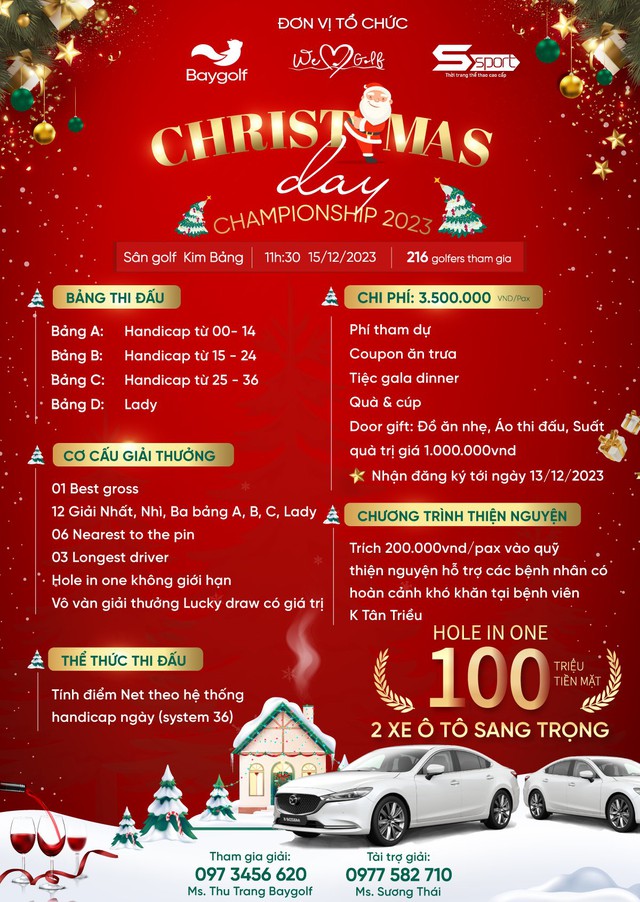 Christmas Day Championship 2023: Lưu giữ những kỷ niệm đẹp về một mùa giáng sinh trên sân golf   - Ảnh 2.
