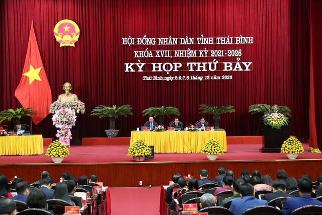 Thái Bình lấy phiếu tín nhiệm các chức danh do HĐND tỉnh bầu - Ảnh 3.