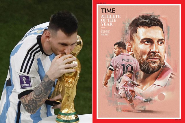 Tạp chí Time chọn Lionel Messi là VĐV tiêu biểu của năm - Ảnh 1.