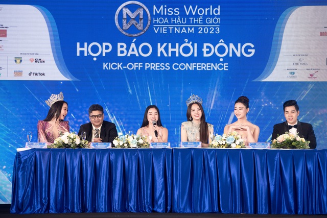 Lý do Hoa hậu Bảo Ngọc xuất hiện trên bàn Họp báo Miss World Vietnam 2023 - Ảnh 2.