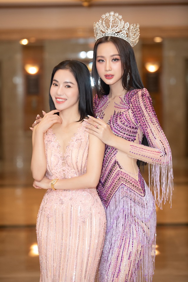 Lý do Hoa hậu Bảo Ngọc xuất hiện trên bàn Họp báo Miss World Vietnam 2023 - Ảnh 1.