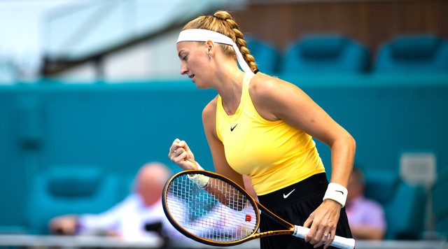 Petra Kvitova lần đầu vào bán kết Miami mở rộng - Ảnh 1.